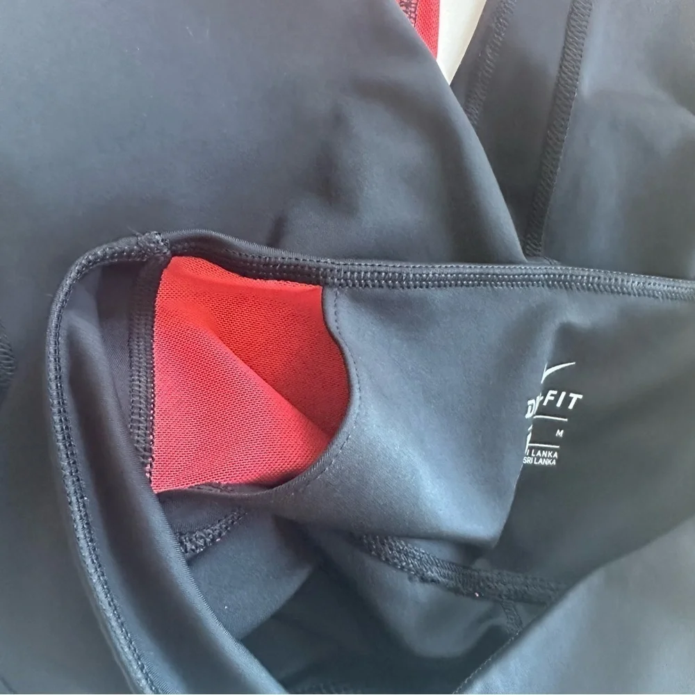 Nike Dri Fit Leggings Size Medium Mesh Colorblock